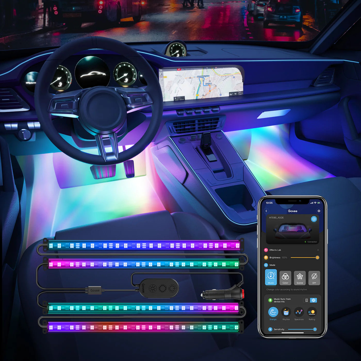 GOVEE RGBIC INTERIOR CAR LIGHT