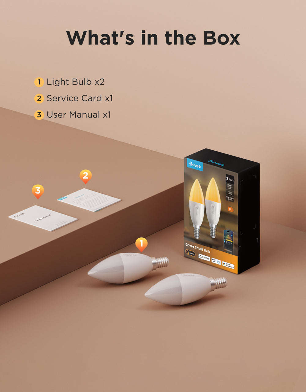 GOVEE SMART LED BULB E14