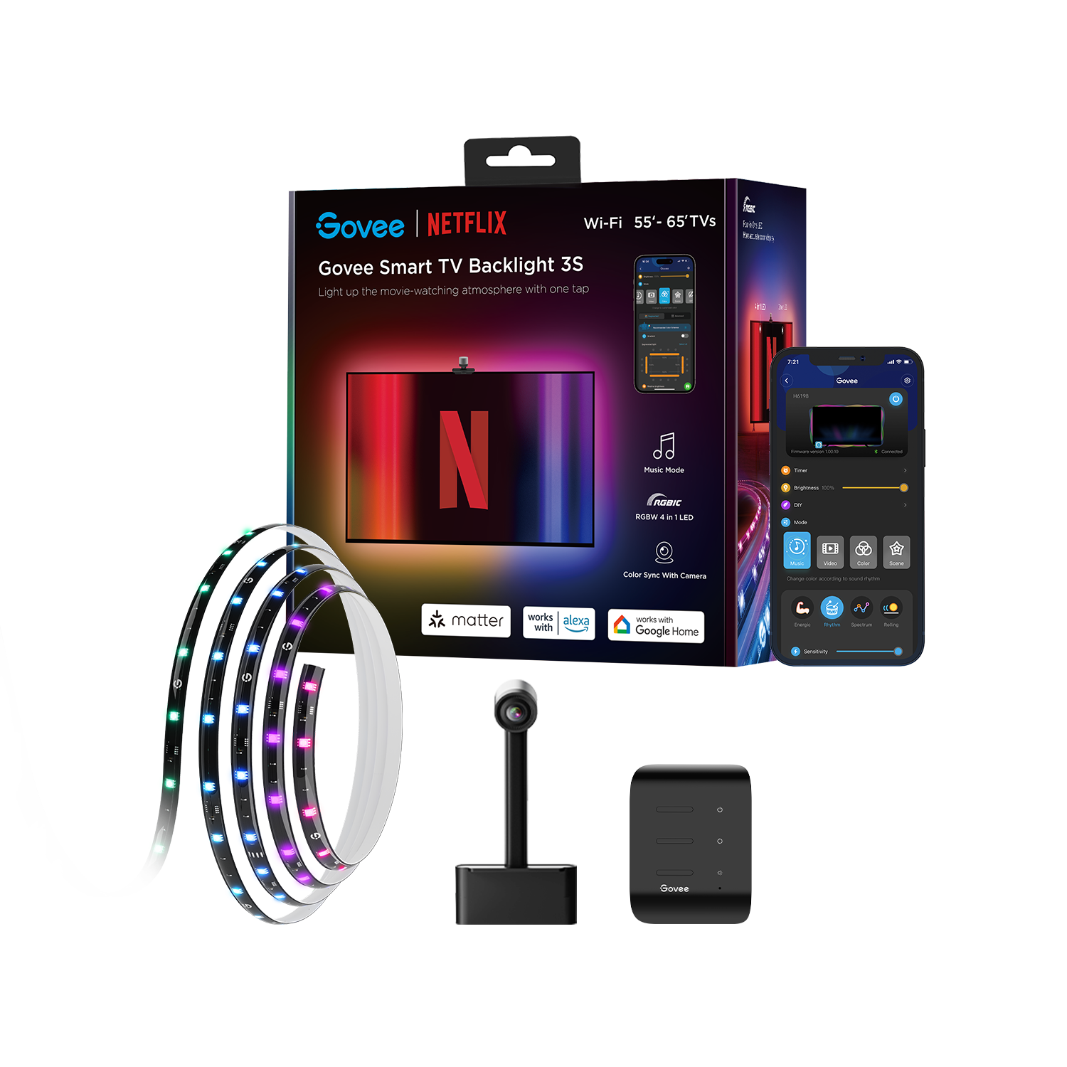 GOVEE TV BACKLIGHT 3S NETFLIX CO BRANDING