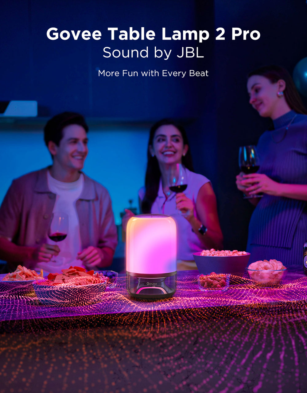 GOVEE TABLE LAMP 2 PRO × SOUND BY JBL