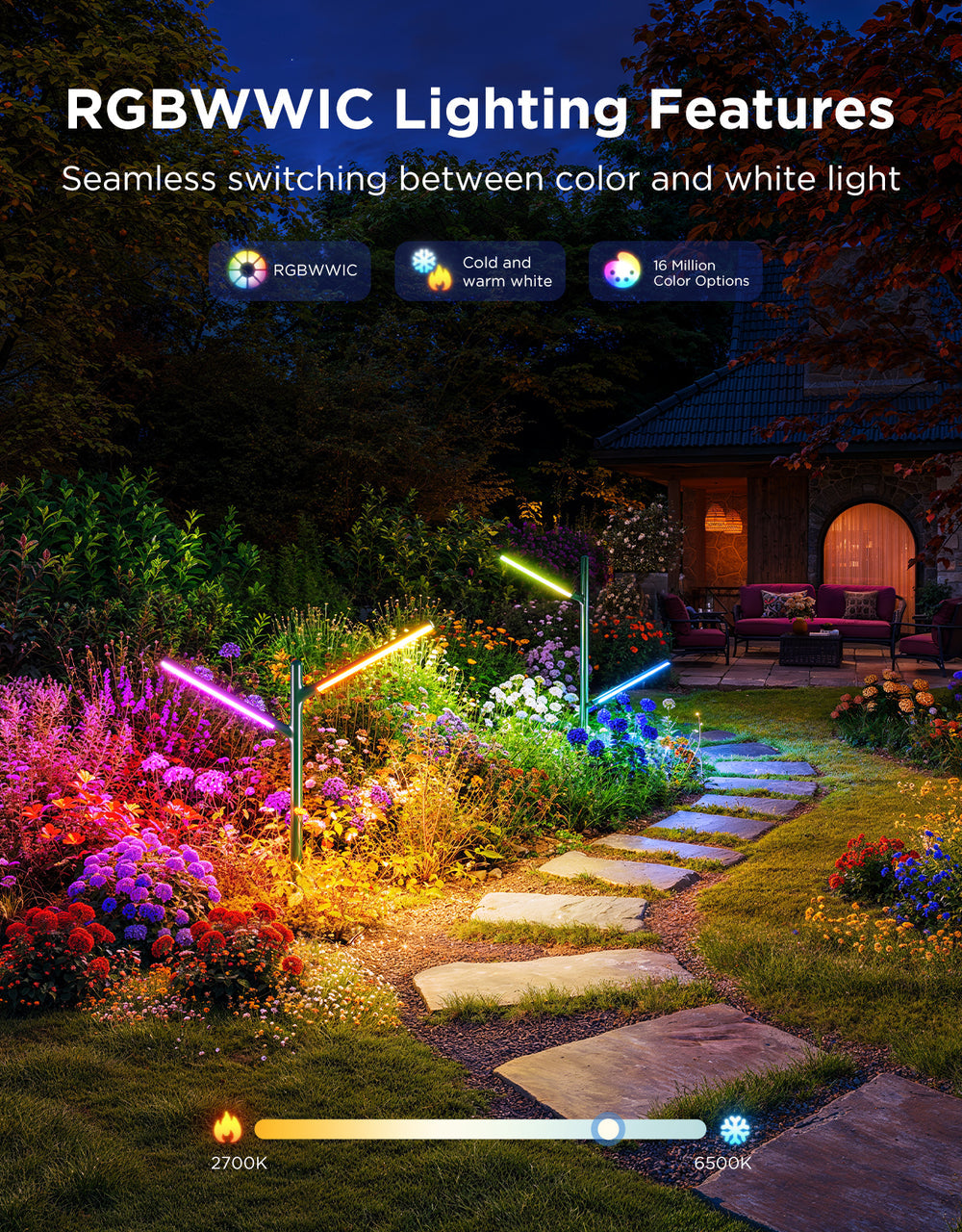 GOVEE RGBICWW GARDEN LIGHTS