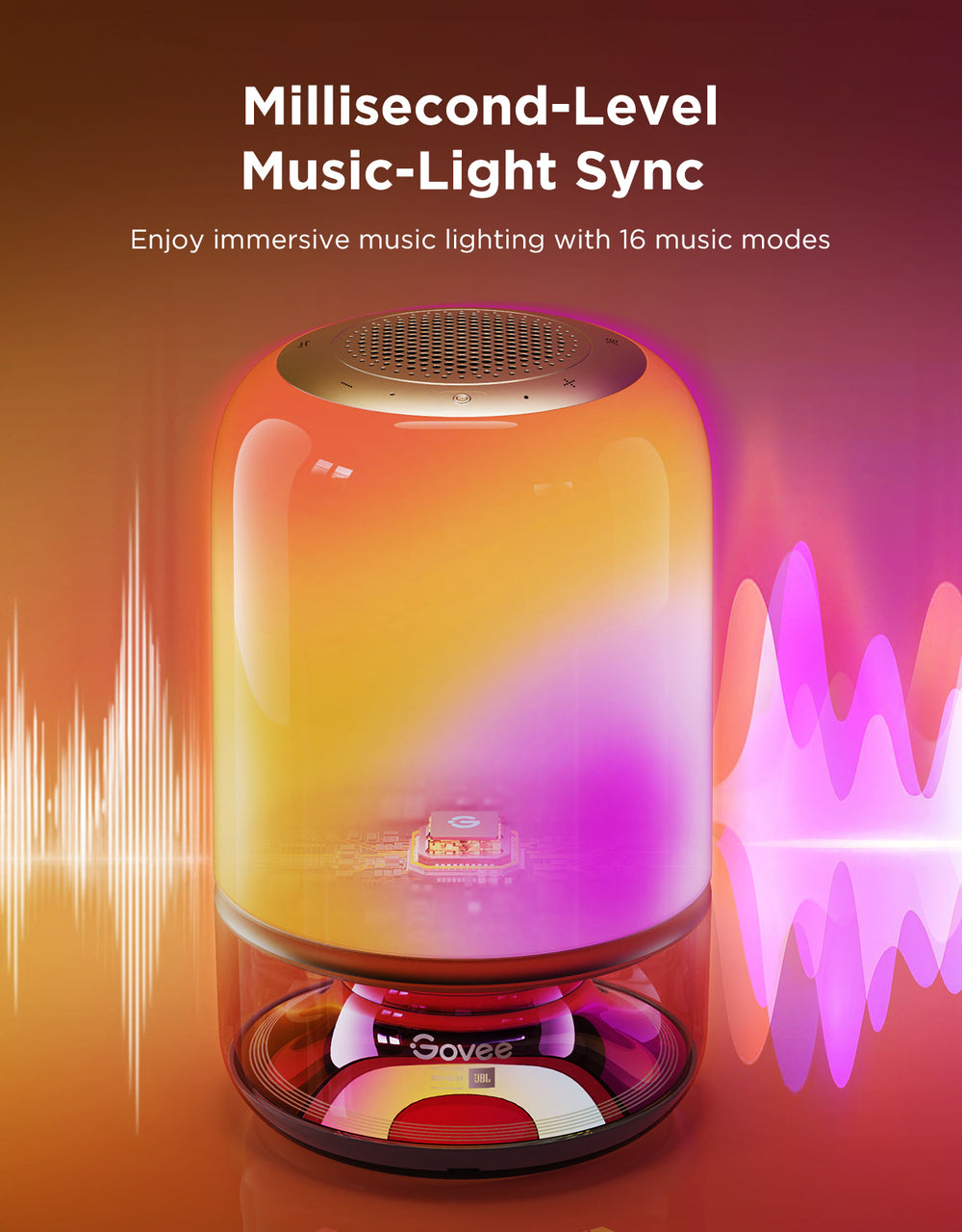 GOVEE TABLE LAMP 2 PRO × SOUND BY JBL