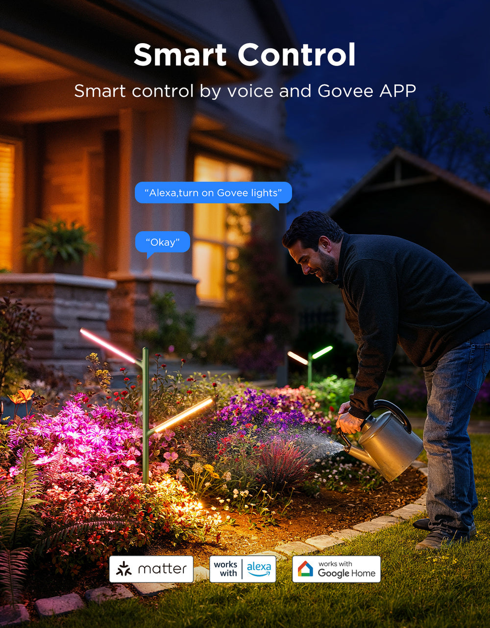 GOVEE RGBICWW GARDEN LIGHTS