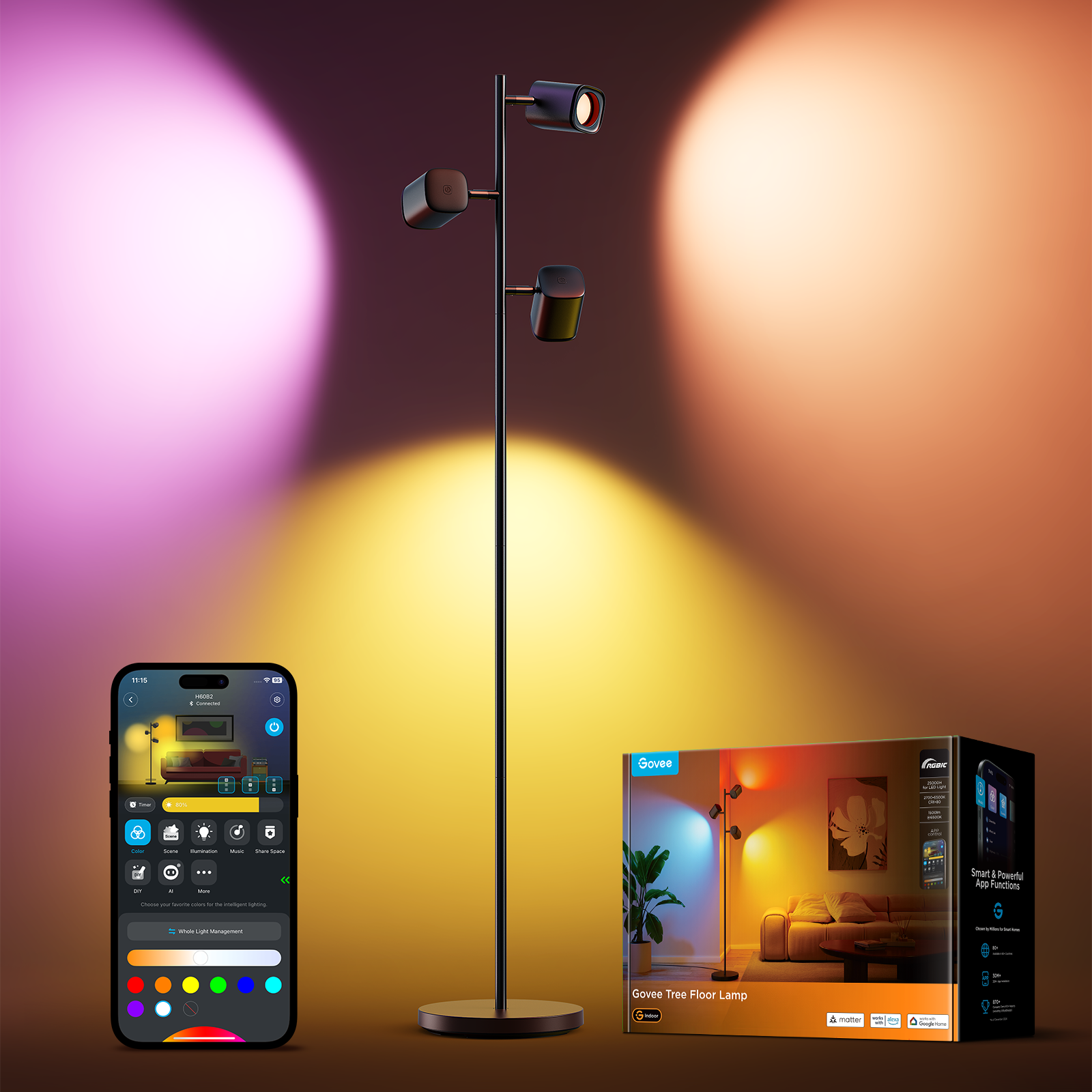 GOVEE TREE FLOOR LAMP