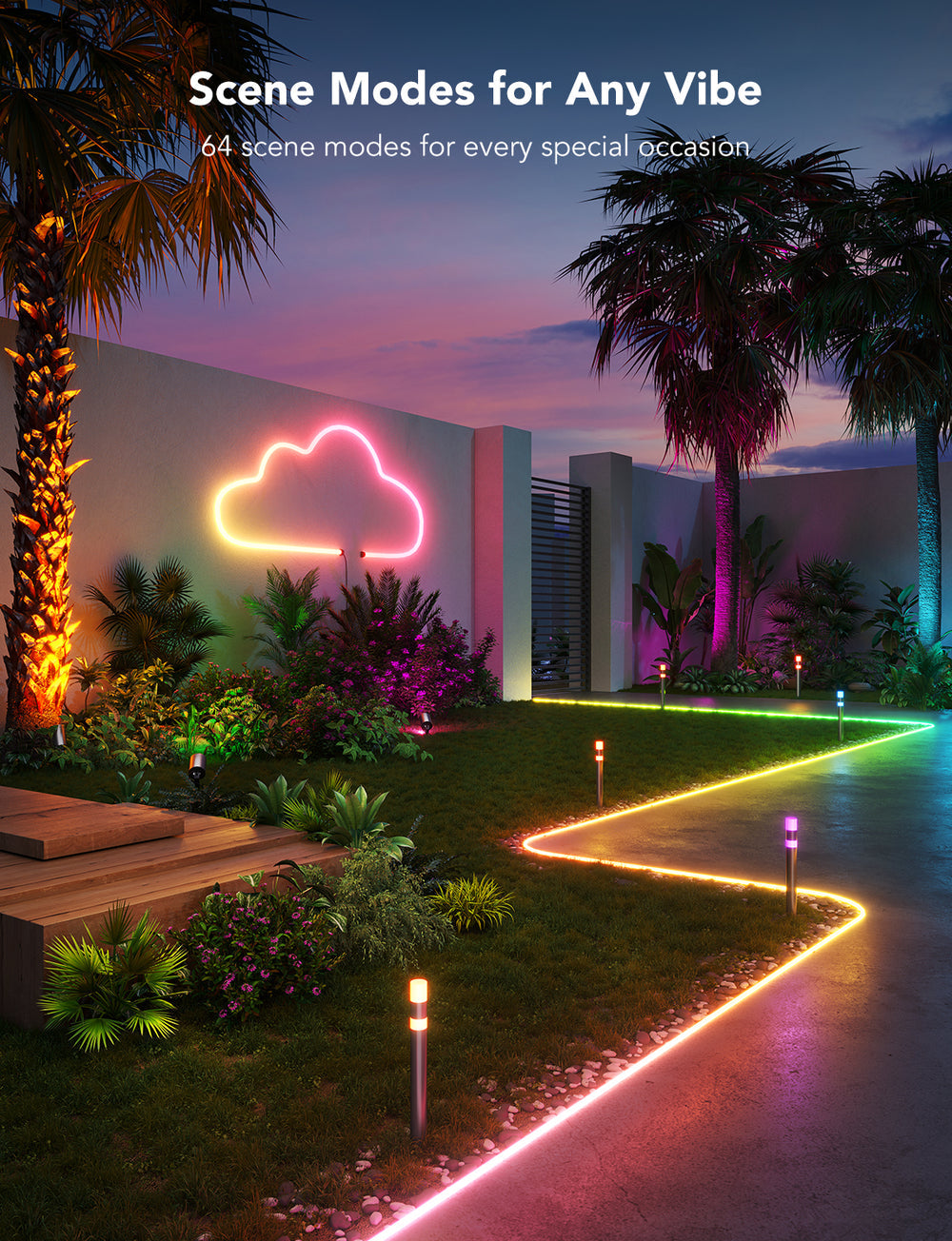 GOVEE RGBIC OUTDOOR NEON STRIP LIGHTS