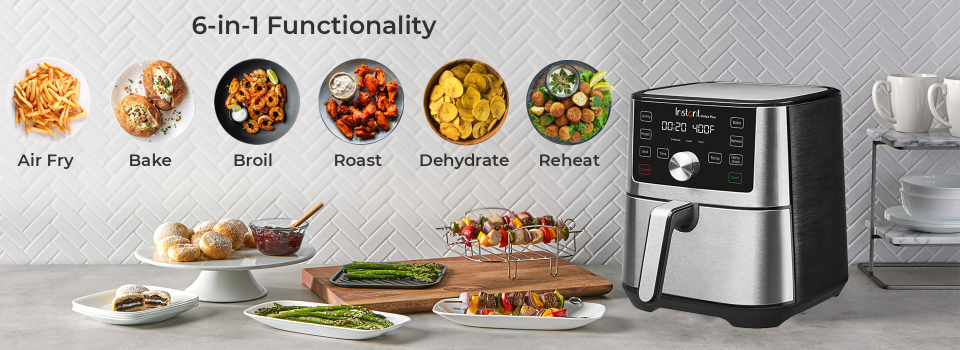 INSTANT VORTEX PLUS AIR FRYER 6 QT