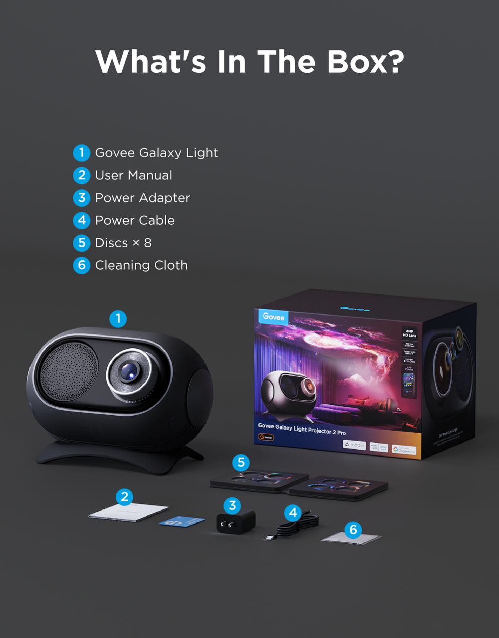 GOVEE GALAXY LIGHT PROJECTOR 2 PRO