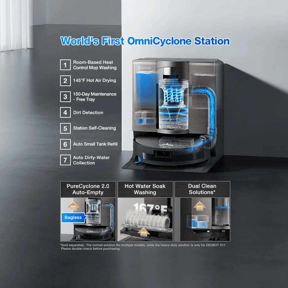 DEEBOT X11 OMNI CYCLONE