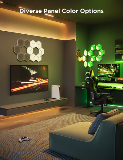 GLIDE HEXAGON LIGHT PANELS ULTRA