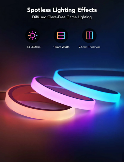 LED NEON ROPE LIGHTS FOR DESK