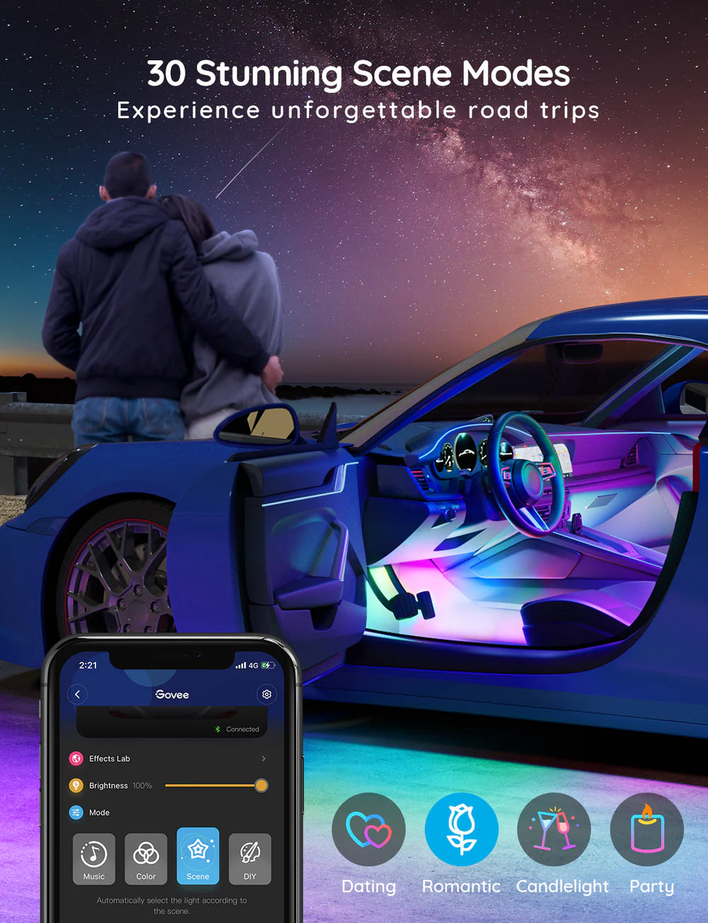 GOVEE RGBIC INTERIOR CAR LIGHT