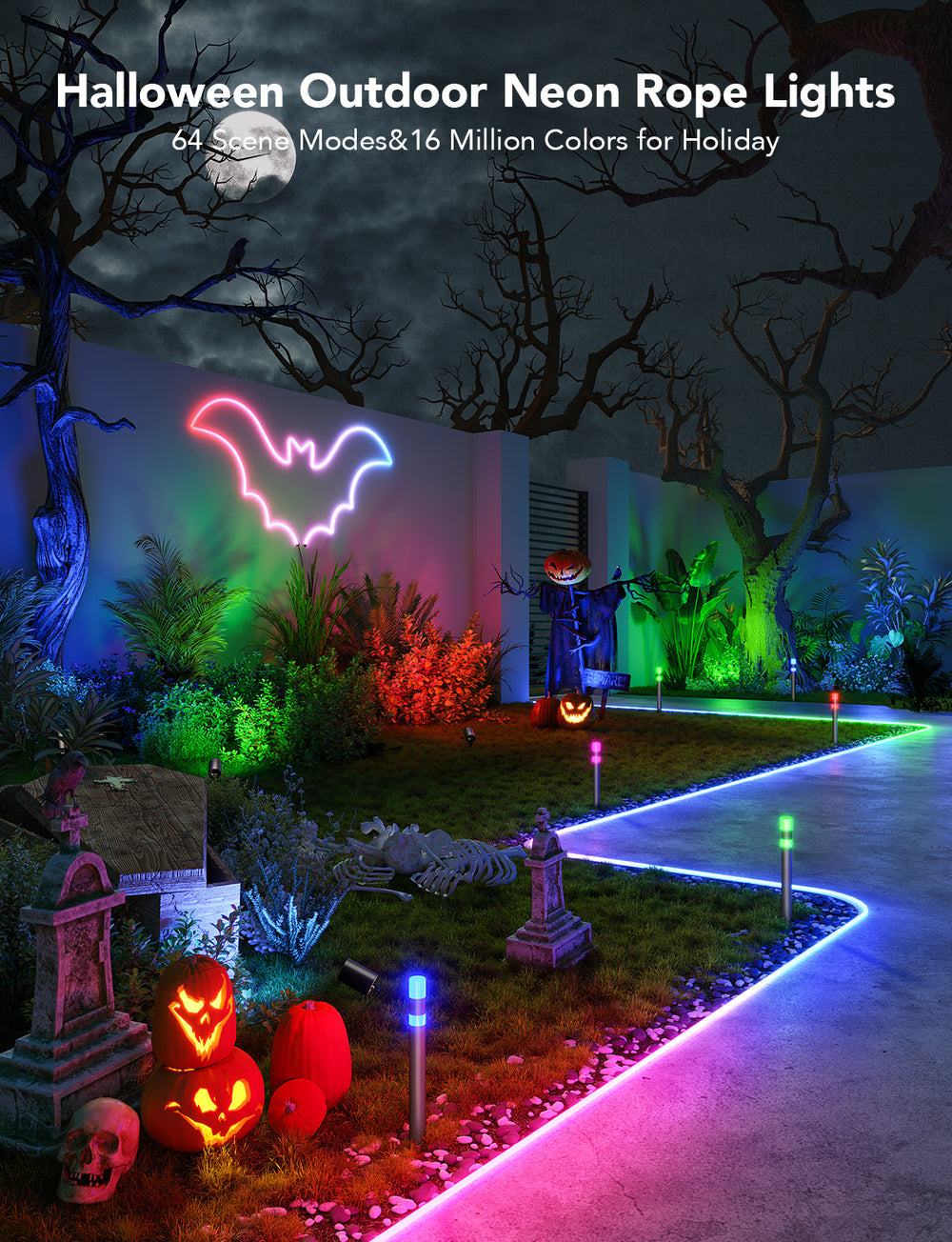 GOVEE RGBIC OUTDOOR NEON STRIP LIGHTS