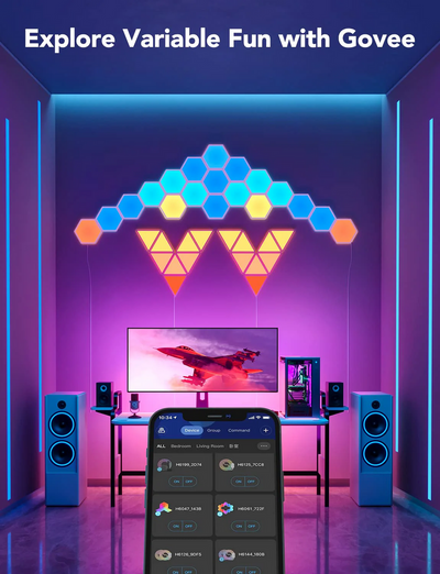 GLIDE HEXA LIGHT PANELS
