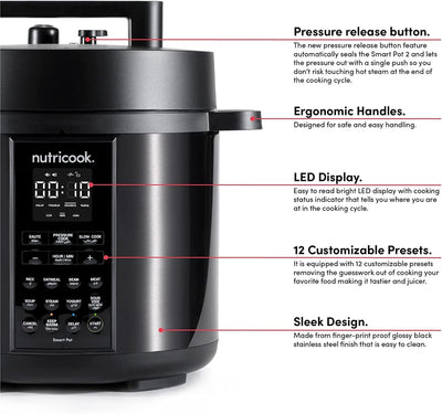 NUTRICOOK ELECTRIC PRESSURE COOKER