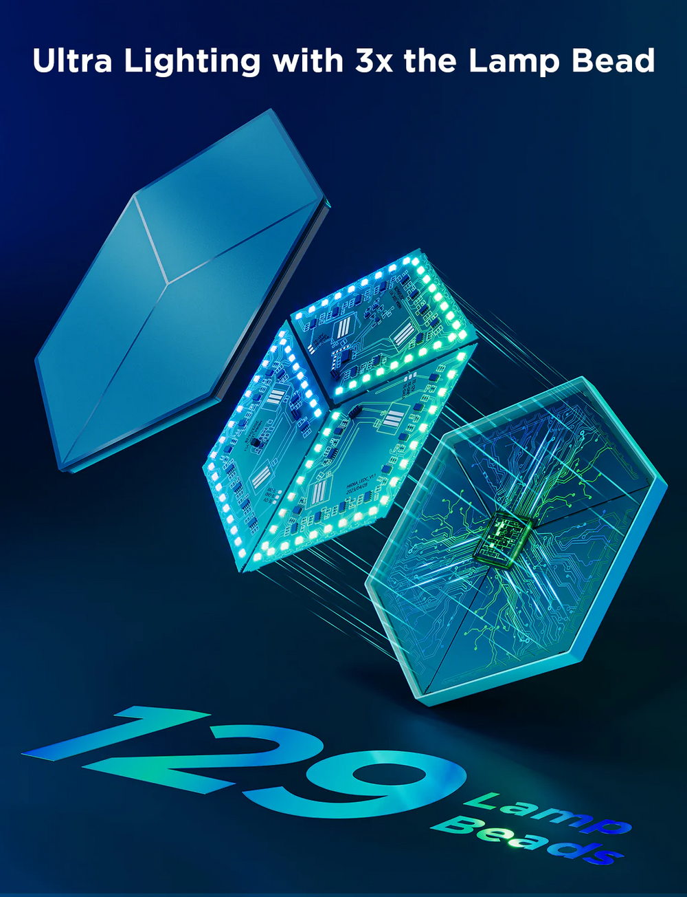 GLIDE HEXAGON LIGHT PANELS ULTRA