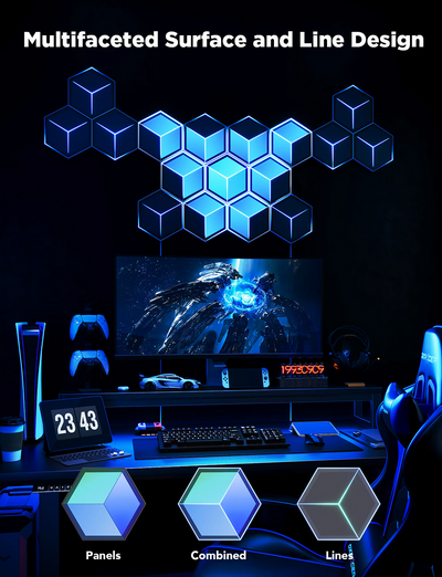GLIDE HEXAGON LIGHT PANELS ULTRA