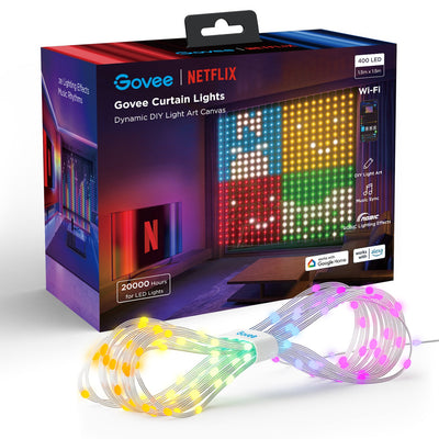 GOVEE CURTAIN LIGHT NETFLIX EDITION