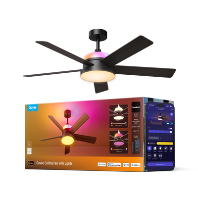 GOVEE CEILING FAN WITH LIGHTS