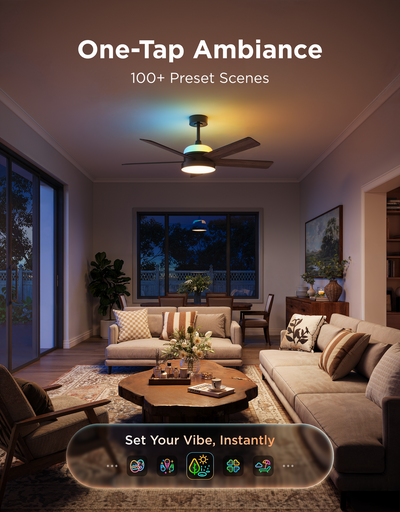 GOVEE CEILING FAN WITH LIGHTS