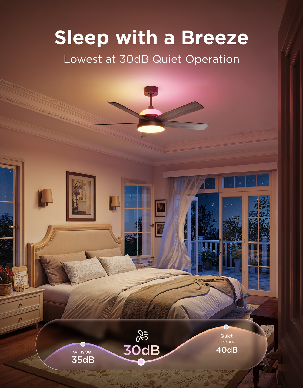 GOVEE CEILING FAN WITH LIGHTS