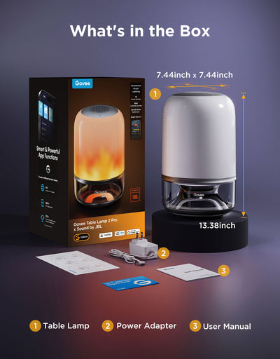 GOVEE TABLE LAMP 2 PRO × SOUND BY JBL