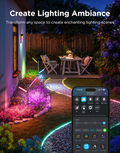 GOVEE RGBICWW GARDEN LIGHTS