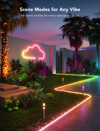 GOVEE RGBIC OUTDOOR NEON STRIP LIGHTS